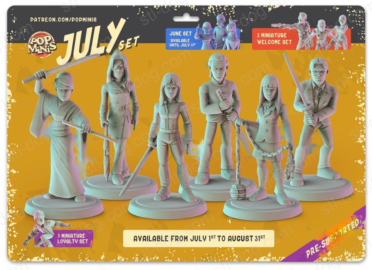 杀死比尔 Pop Minis Kill Bill 3D打印图纸